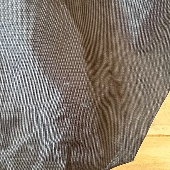 Mulberry Black Nylon Leather Zip Holdall Weekend Carry On Bag Luggage Vintage - Picture 6 of 10